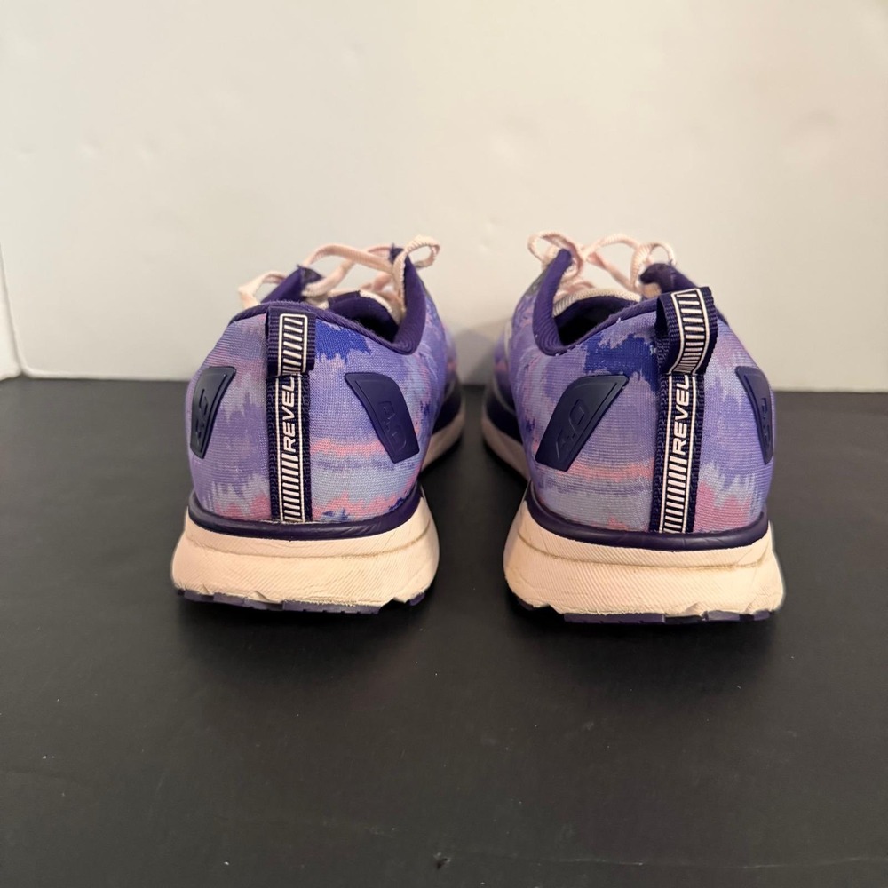 Brooks Revel 4 Together Victory Purple Pink Marble Running Shoes Size 10 - Picture 7 of 16